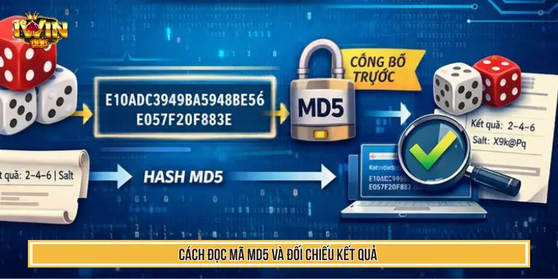 Cách đọc mã MD5 và đối chiếu kết quả
