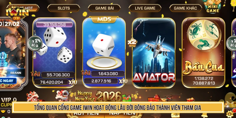 IWIN - Tải Iwin Club Game Sòng Bài Thượng Lưu Top 1 VN 11 Tổng quan cổng game IWIN hoạt động lâu đời đông đảo thành viên tham gia